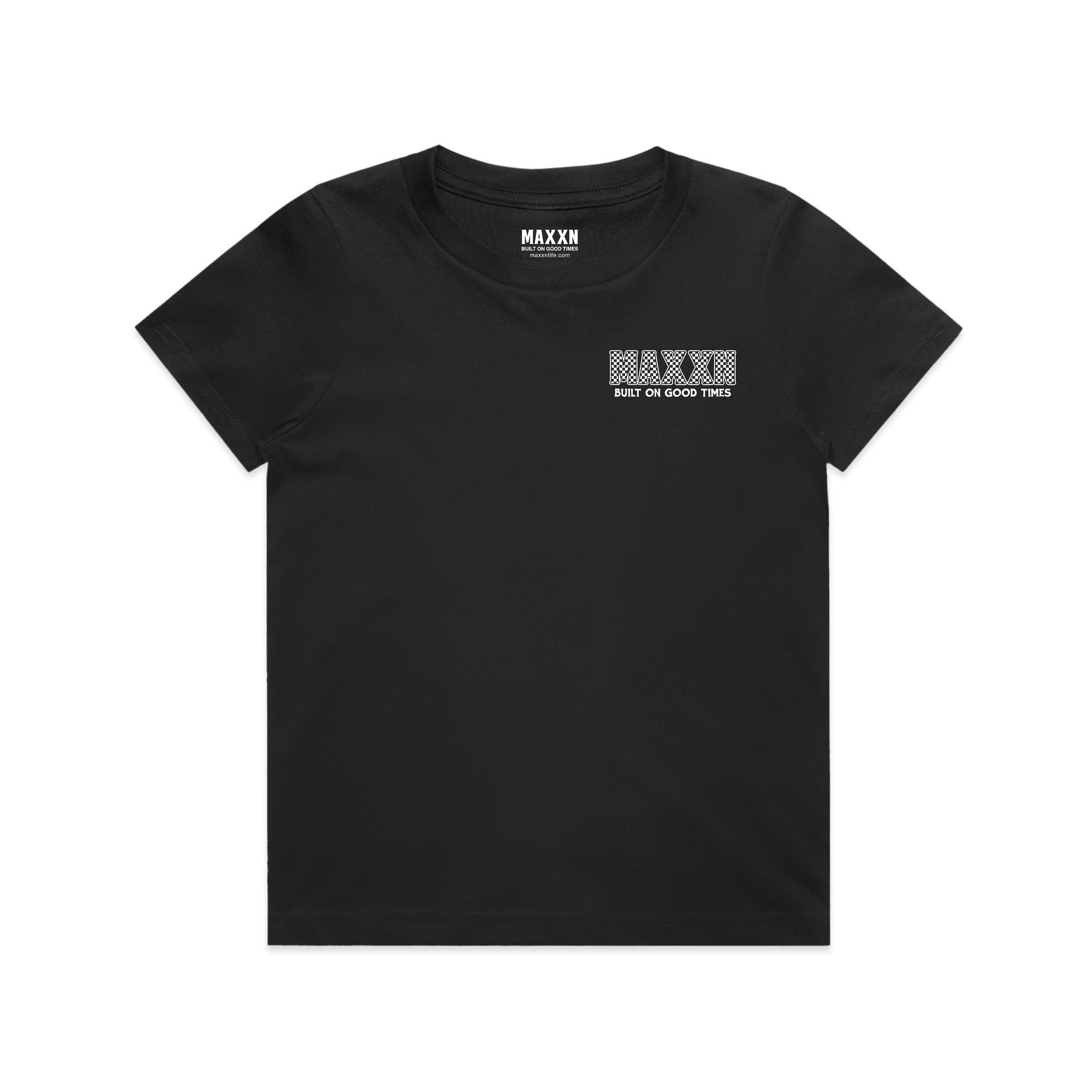 Checker Tee Youth – Maxxn Lyfe